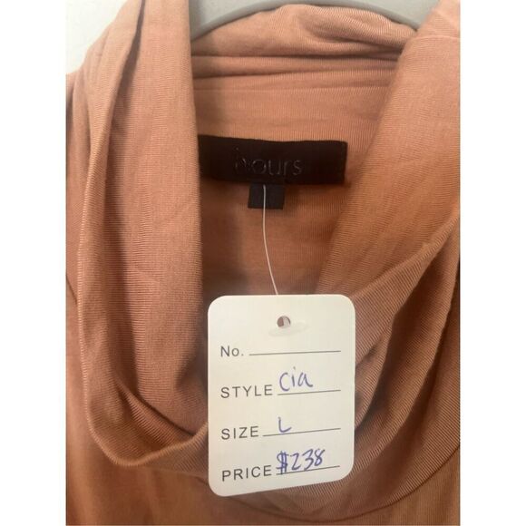 H:ours Cia Midi Dress In Camel NWT NEW - Picture 5 of 8